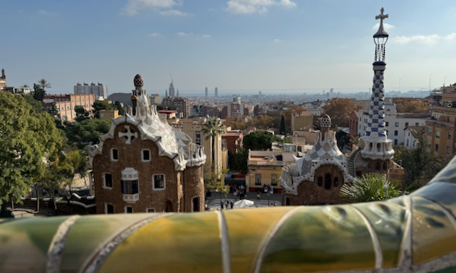 a photo I took in Park Güell in Barcelona